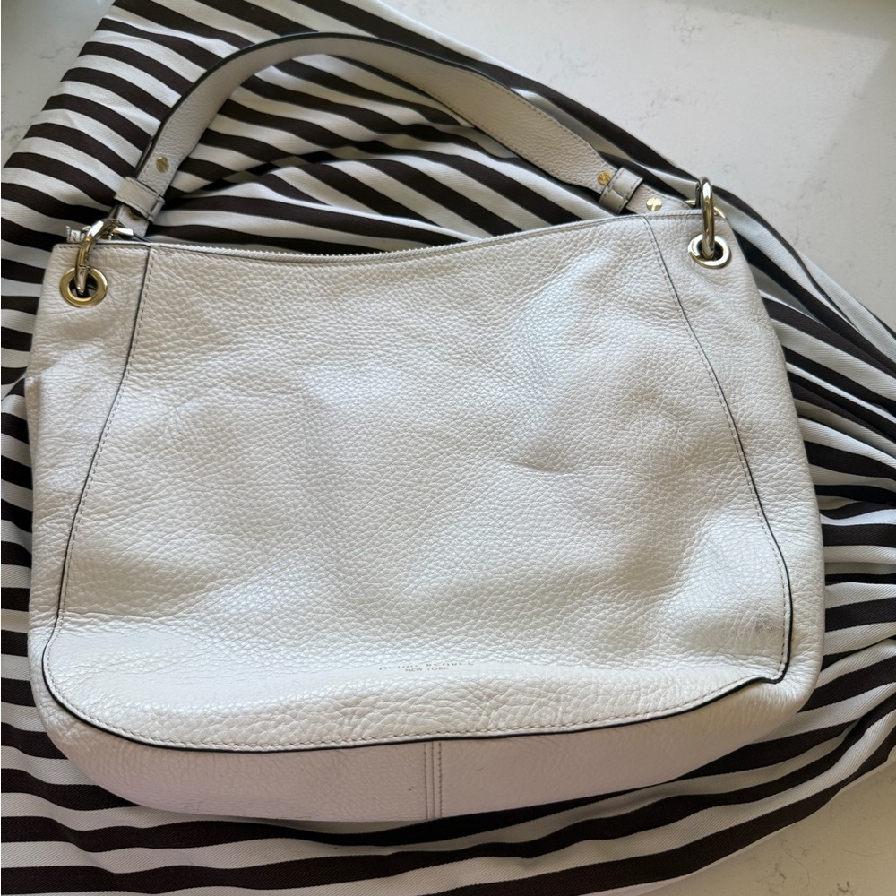 Henri Bendel White Leather Shoulder Bag - Women